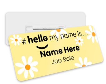 Hello My Name is Daisy Name Badge - Student Nurse Doctor Midwife Hospital NHS Practitioner Nursery school  Hello My Name is Daisy Badge