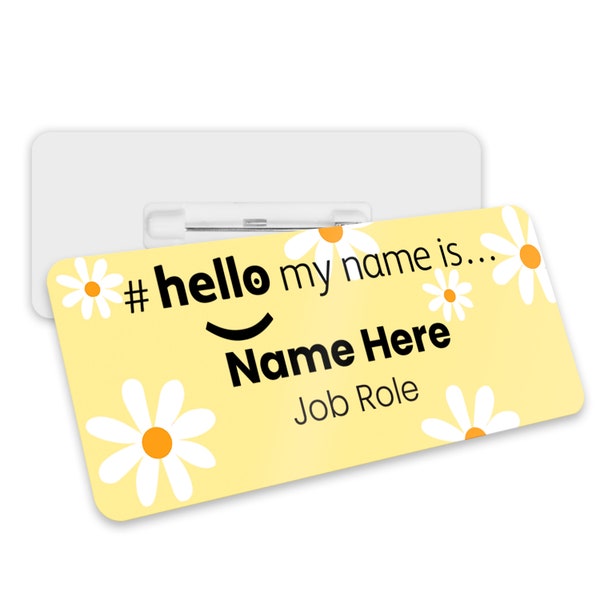 Hello My Name is Daisy Name Badge - Student Nurse Doctor Midwife Hospital NHS Practitioner Nursery school  Hello My Name is Daisy Badge