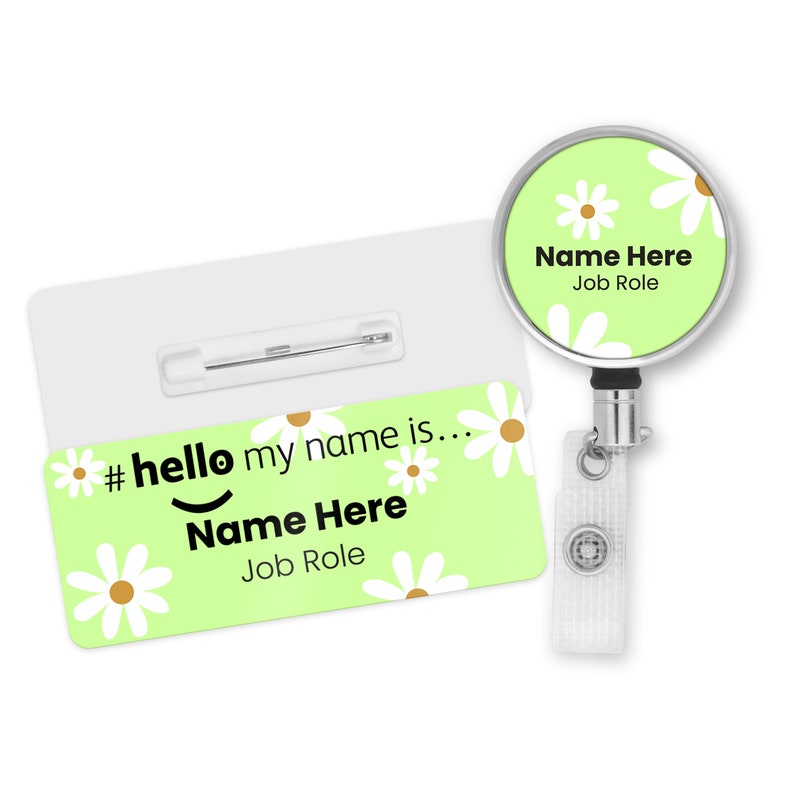 Hello My Name is Daisy Name Badge Student Nurse Doctor Midwife Hospital NHS Practitioner Nursery school Hello My Name is Daisy Badge image 9