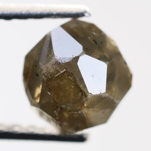 1.34 CT, 5.6 X 5.5 X 5.0 MM, Natural Faceted Green Color Unshaped Flat Polished Beautiful Diamond, Antique Diamond Jewelry, Birthstone, H255