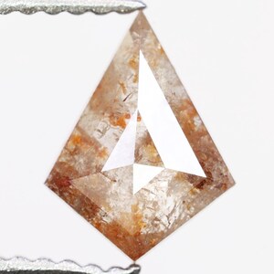 0.72 CT, 8.3 X 6.3 X 2.0 MM, Kite Shape Peach Color Natural Loose Beautiful Diamond For Engagement Ring & Pendant | Celestial Diamond | H930