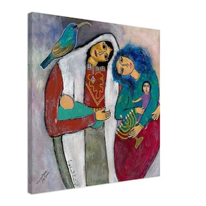 Cease Fire Print | Mothers for Peace |Free Palestine Print | Peace in the Middle East Canvas Print | Peace for Israel and Gaza for all print