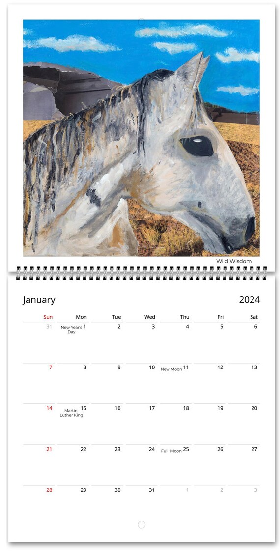 Animals of the Southwest 2024 Wall Calendar US & CA Artsy Animal Calendar  Southwest Calendar 8.5 X 8.5 - Etsy