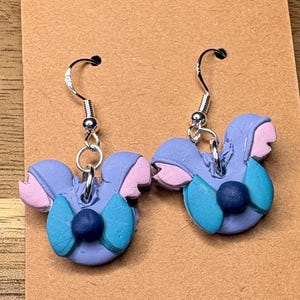 Stitch Magic Mouse dangle earrings image 1
