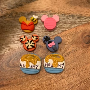 Winnie the Pooh stud earrings for girls
