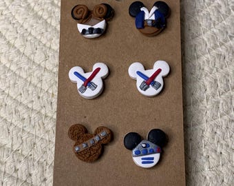 Star Wars stud earring set