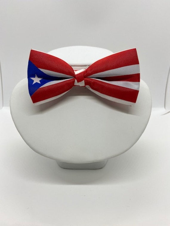 Puerto rican flag bowtie Etsy
