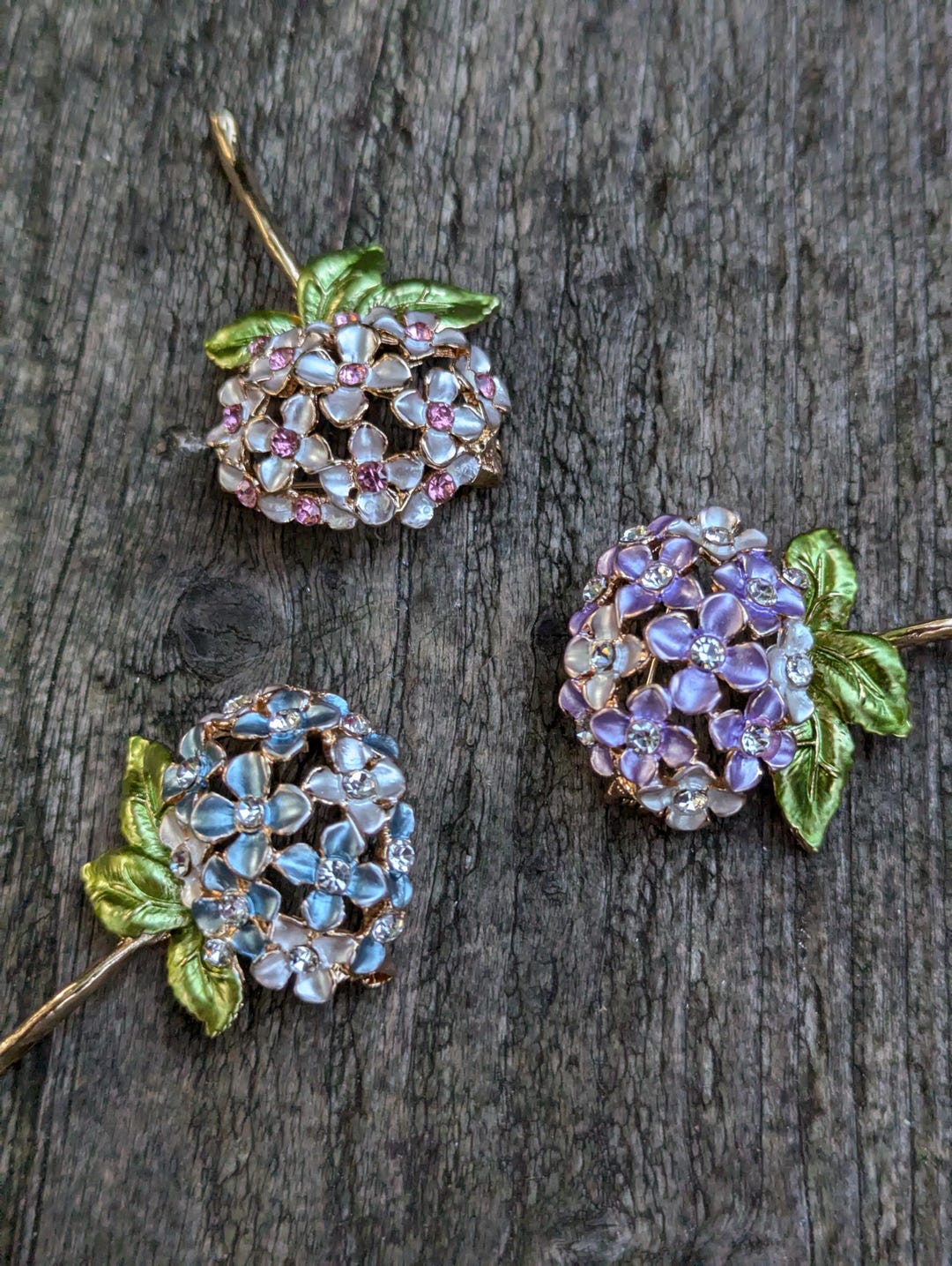 Flower Burst Brooch (Tangerine)