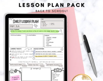 Lesson Plan Pack - Back to School - Teacher Planning