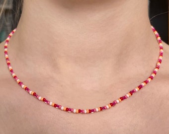 Lesbian Beaded Choker Necklace