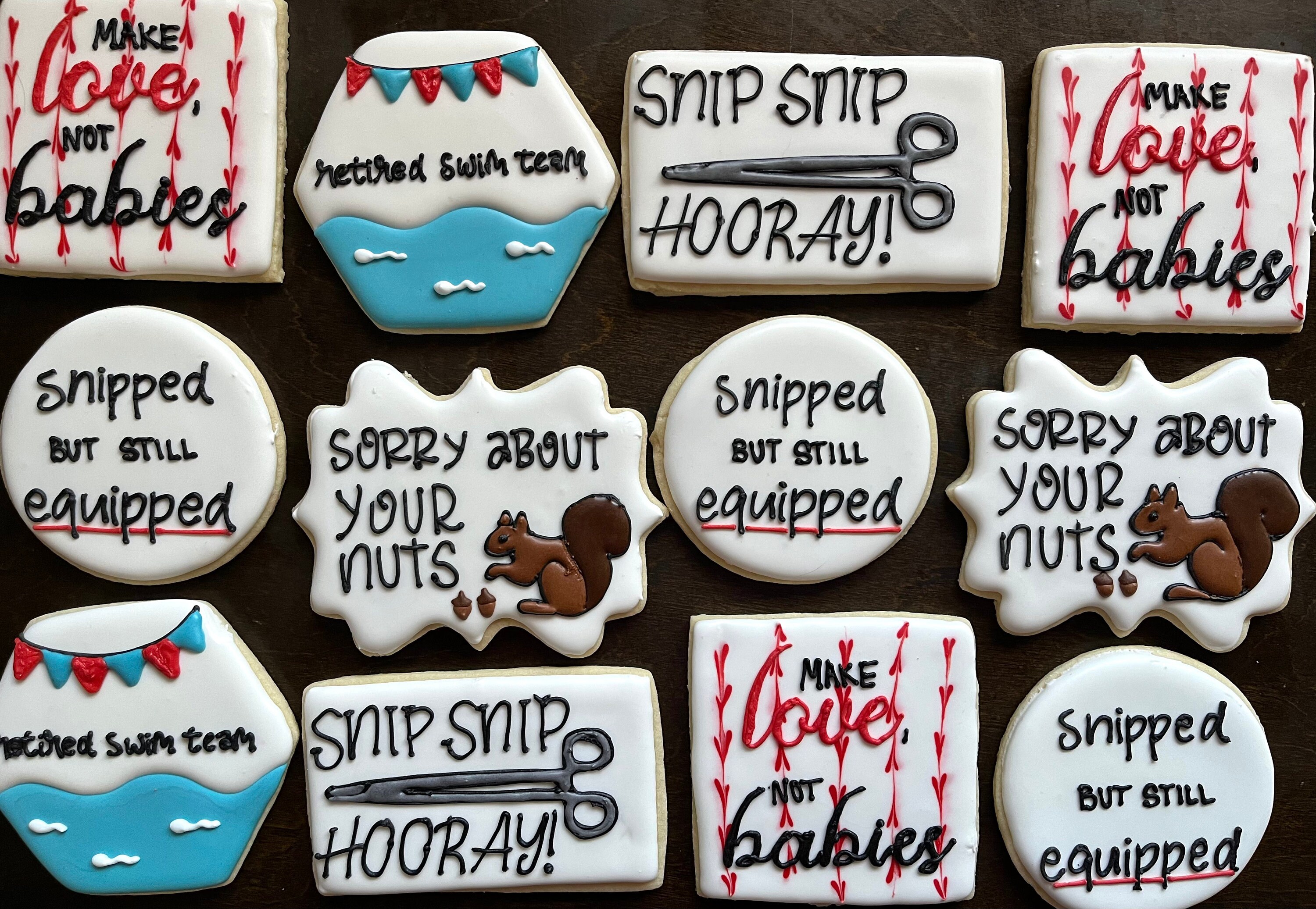 Funny Vasectomy Set one Dozen Etsy