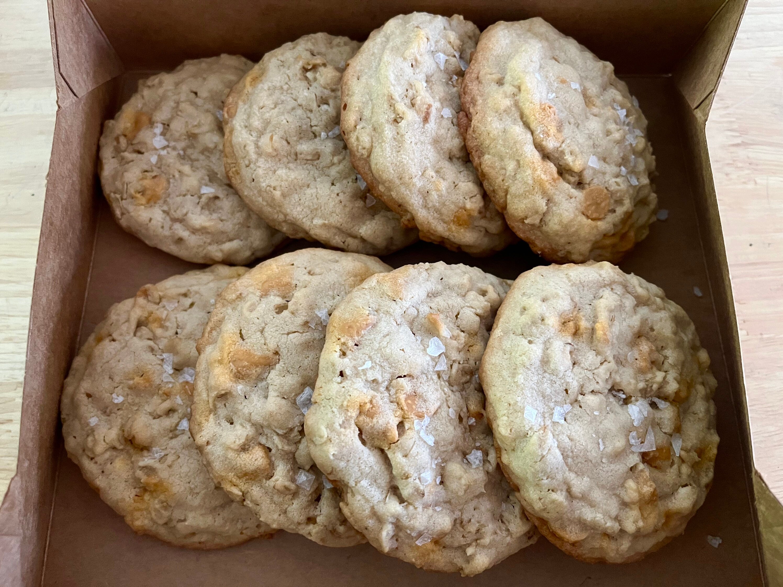 Salted Oatmeal Butterscotch Cookies one Dozen Etsy