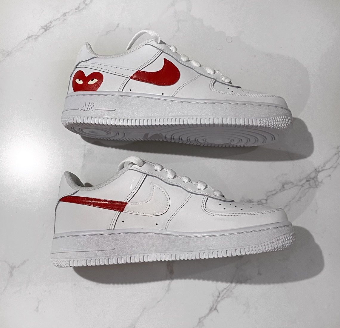 Nike Air Force 1's CDG ADULT | Etsy