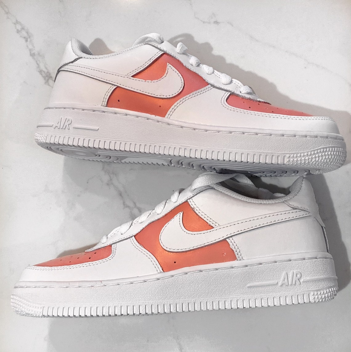 Nike Air Force 1's BLOCK COLOUR ADULT | Etsy