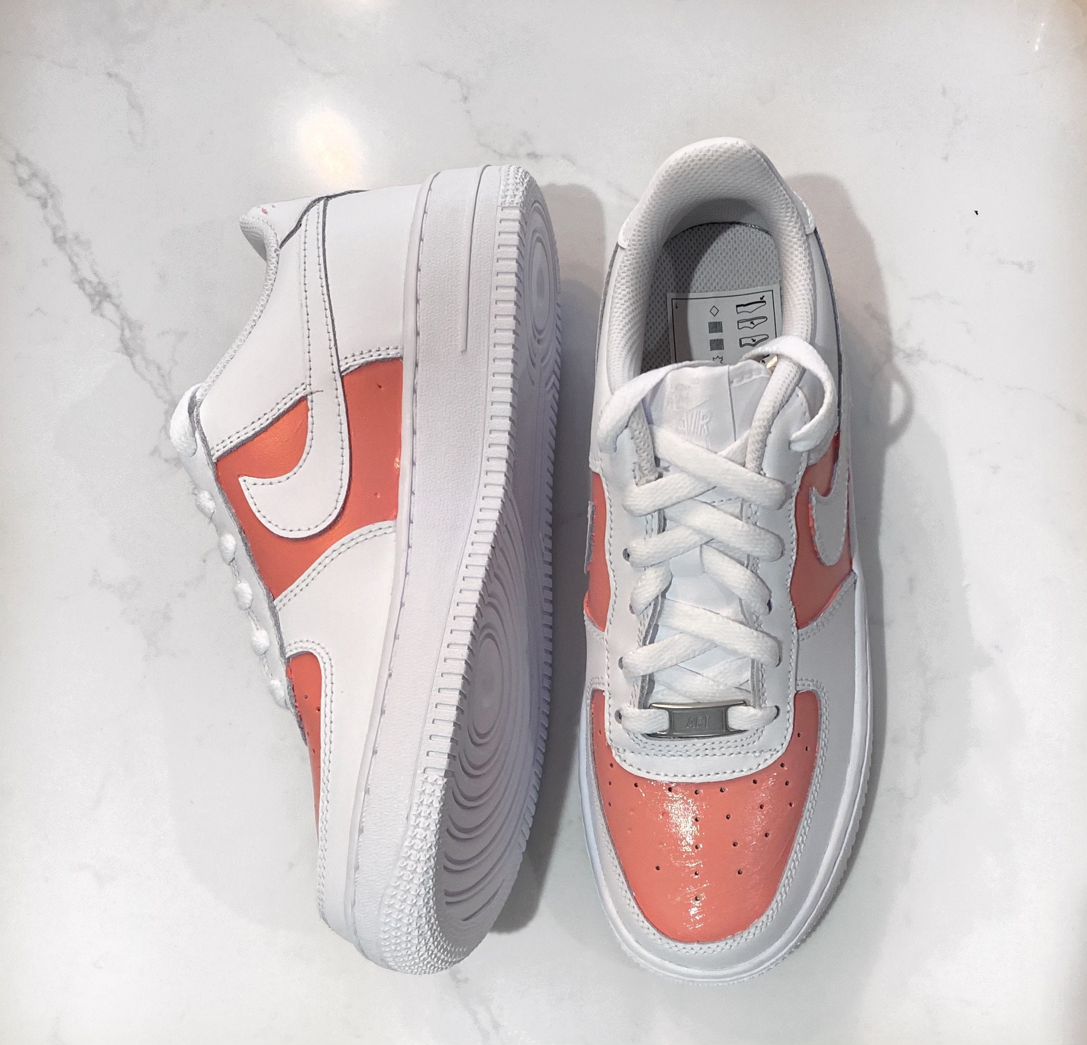 Nike Air Force 1's BLOCK COLOUR ADULT | Etsy