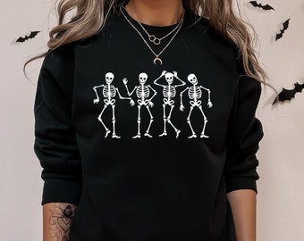 Dancing Skeleton Sweater | Cozy Shirt | Unisex Crewneck | Gifts For Her | Birthday Gift | Fall Clothing | Womens Fashion