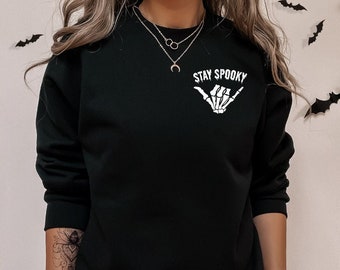 Stay Spooky Crewneck | Cozy Shirt | Unisex Crewneck | Halloween Sweater | Gifts For Her | Birthday Gift | Fall Clothing | Womens Fashion