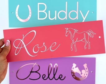 Stable Name Plate / Name Plaque