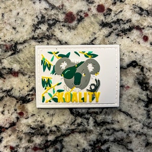 Saspatch の Koality コアラ PVC モラル パッチ