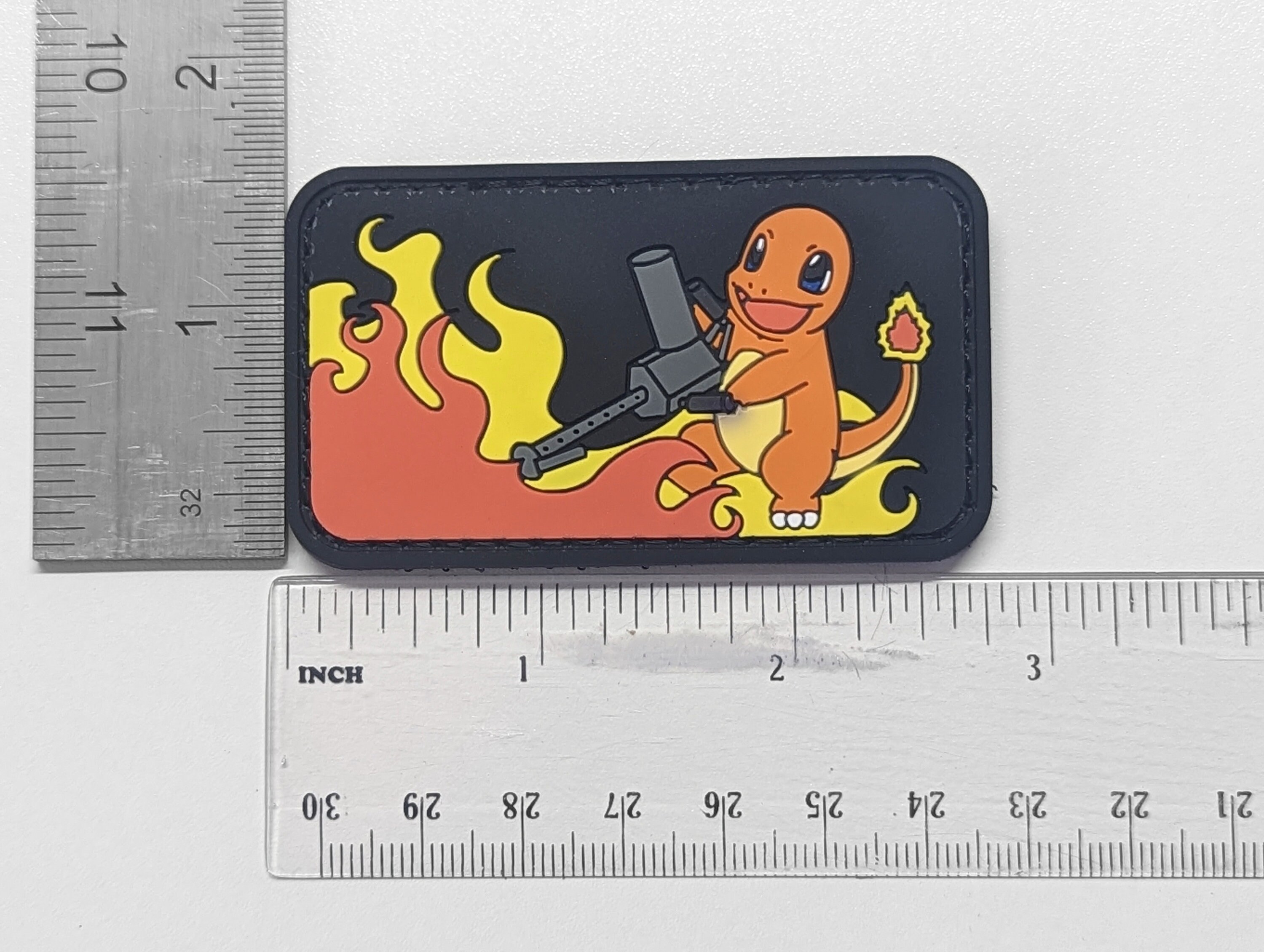 Premium Charmander Pokemon PVC Morale Patch – Just For Patches