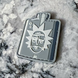 Rick Sanchez - Rick and Morty - Drunk Buddies - PVC Morale Patch