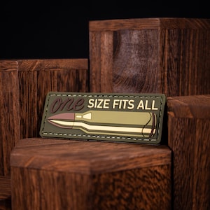 Toppa morale in PVC/proiettile taglia unica