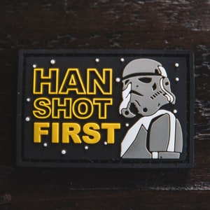 Han Shot First - PVC Morale Patch