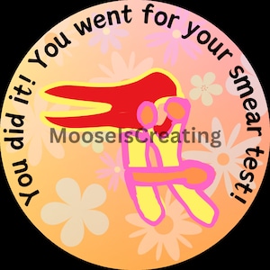 Pap Smear Sticker, OB Gyn Sticker, Gynaecology Sticker, Gynecologist Sticker, Gynecologist Gift, Doctors Office Sticker, Speculum Sticker