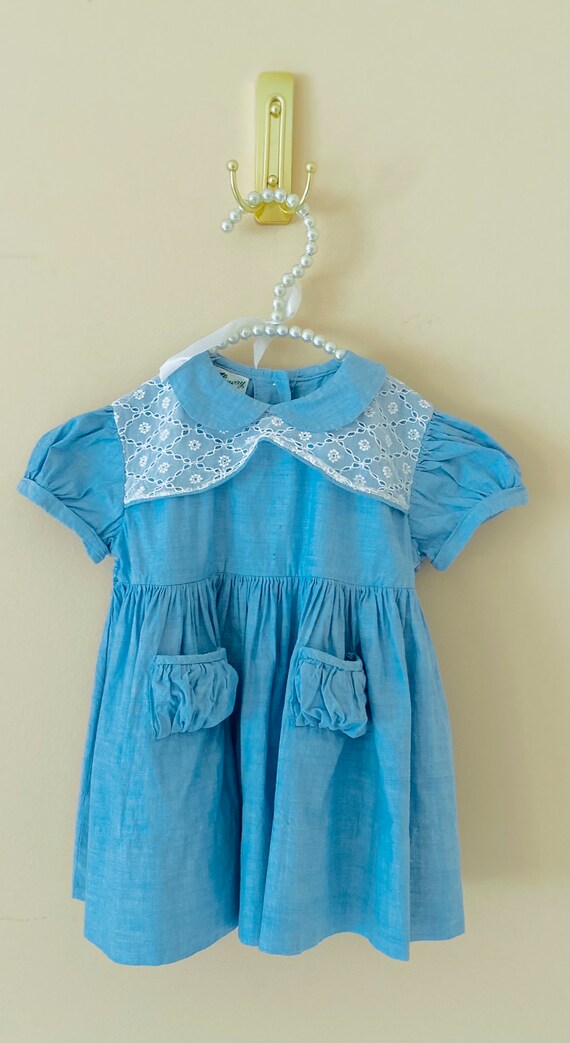 9-12 months: Kate Greenaway Baby Girl Blue Party D