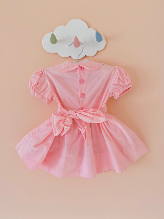 12-18 months: First Birthday Pink Dress Embroider… - image 6