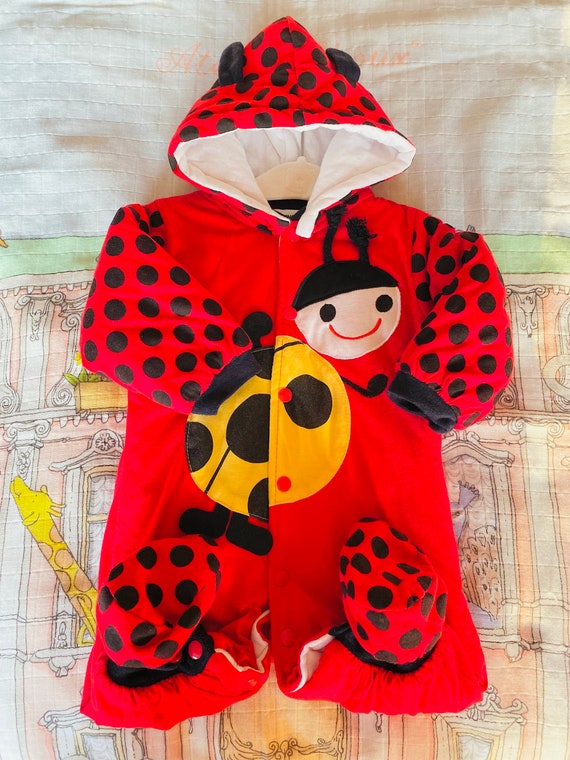 0-3 months: Baby Girl Photoshoot Outfit Ladybug Ba
