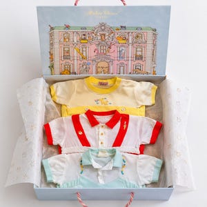 3-6 meses: 3 mamelucos para bebé, conjuntos infantiles totalmente de algodón para llevar al bebé a casa, conjunto de conjuntos vintage para bebé, nuevo regalo de baby shower para una mamá amante de lo vintage