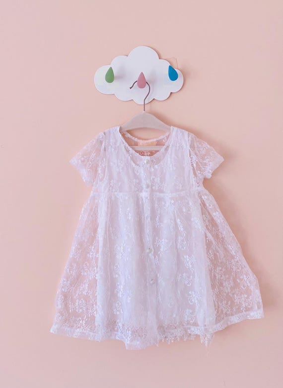 3-4T: Vintage Toddler Girl Dress 3rd Birthday Dress Girls White Lace Party  Dress Wedding Girls Attire Flower Girl Sheer Lace Dress - Etsy Israel