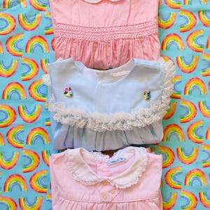 0-3 months: Unique Baby Girl Shower Gifts Vintage Baby Clothes Girl Going Home Outfits for Baby Girls Baby Shower Gift from Grandmother