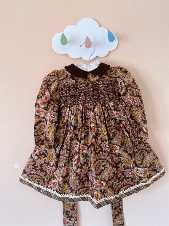 6-12 months: Smocked Baby Dress Isabel Garreton S… - image 1