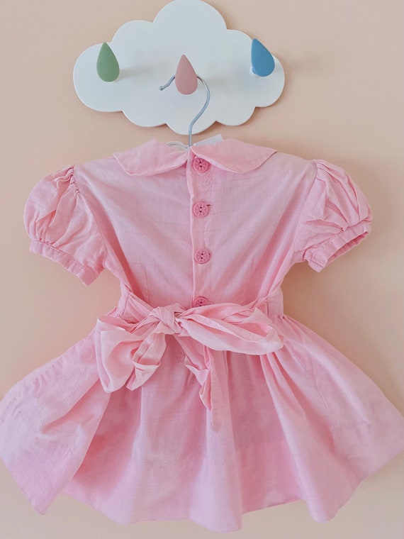 12-18 months: First Birthday Pink Dress Embroider… - image 7