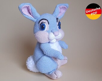 Saphirhase Häkelanleitung Amigurumi