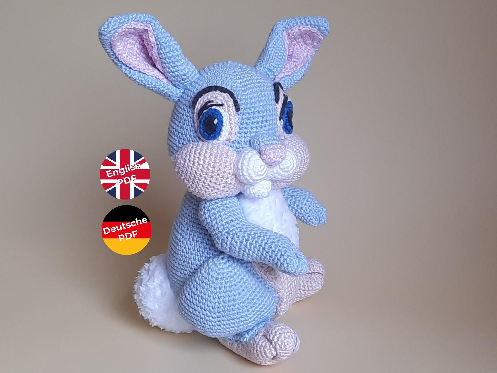 Amigurumi Bumbi Peluche Bolsa Peluche Conejo Tambor Crochet