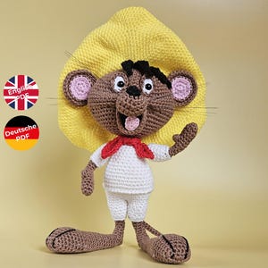 Taco die Turbomaus - Amigurumi Häkelanleitung