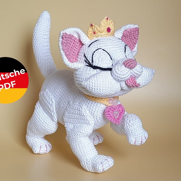 Katze Beleidigte Princess - Amigurumi Häkelanleitung