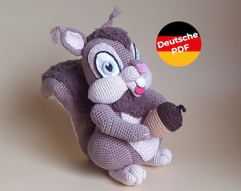 Eichhörnchen Emil Häkelanleitung Amigurumi