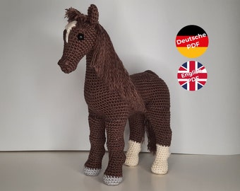 Pferd Stardust - Realistisches Pferd - Amigurumi Häkelanleitung