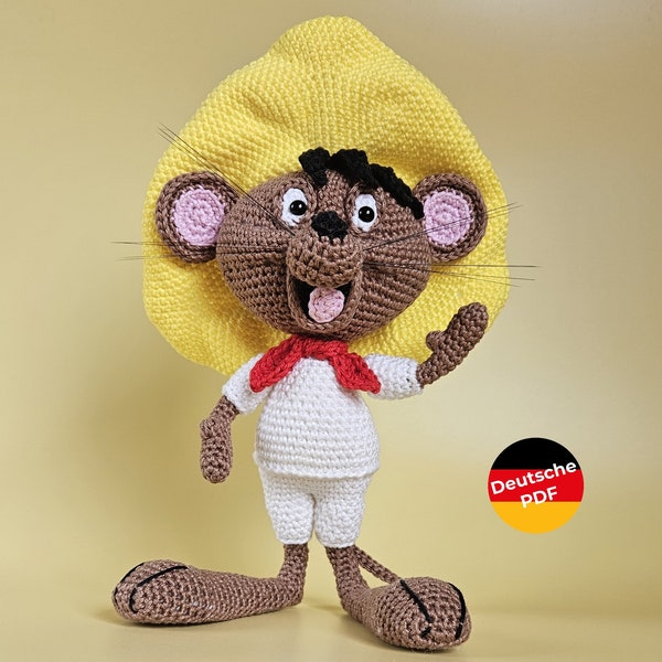 Taco die Turbomaus Amigurumi Häkelanleitung