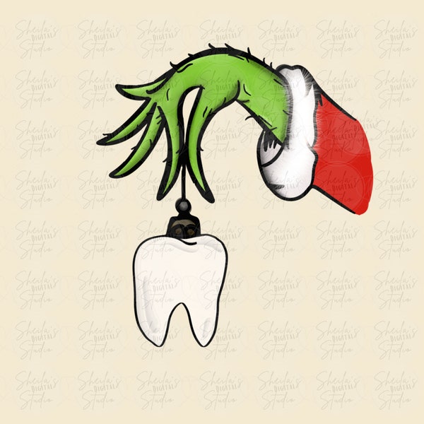 Grinch Tooth Png File Etsy
