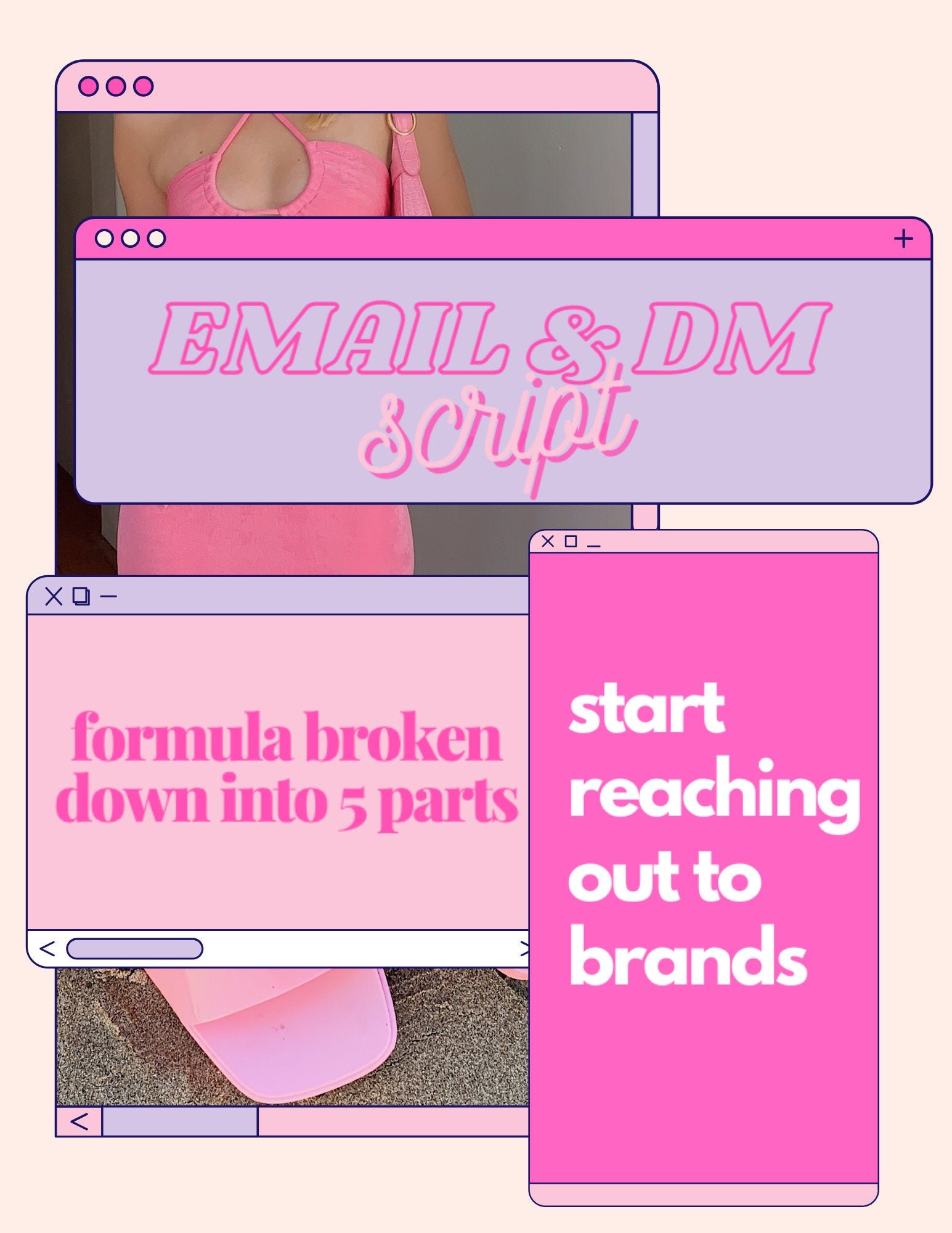 Fashion Influencer Email Pitch Script and DM Script Reach Out to Brands