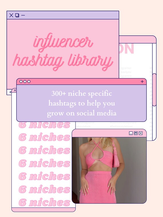 Influencer Hashtags Instagram Hashtag List Social Media Etsy