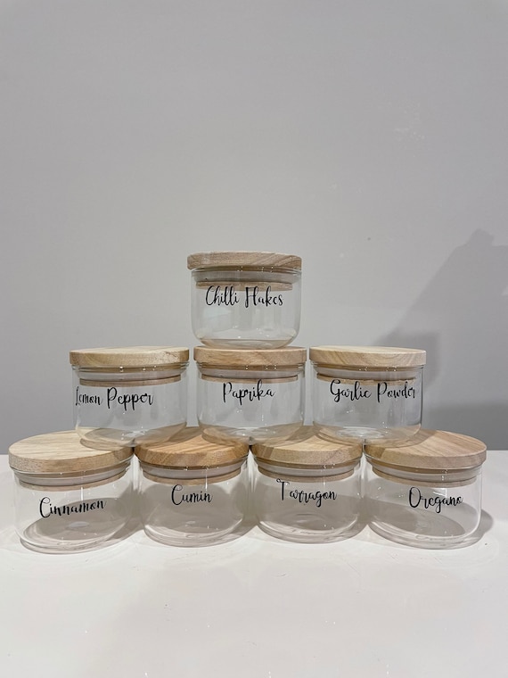 Mini Personalised Spice Jars Etsy Australia