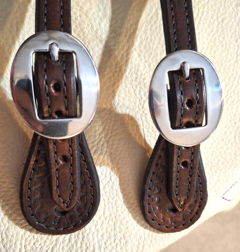New! Studmaster Western Spur Straps with Stitching main image 1