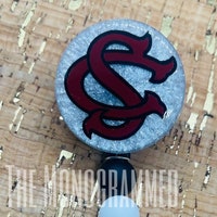 Toppe Termoadesivi Grandi Toppa Ricamata South Carolina Gamecocks - Logo 2.5 Pollici, Da Cucire O Ferro, Made In USA Patch Cucibile Logo College - Foto 5