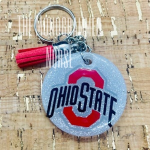 OSU! Rhythm Game glass cabochon keychain Bag Car key chain Ring